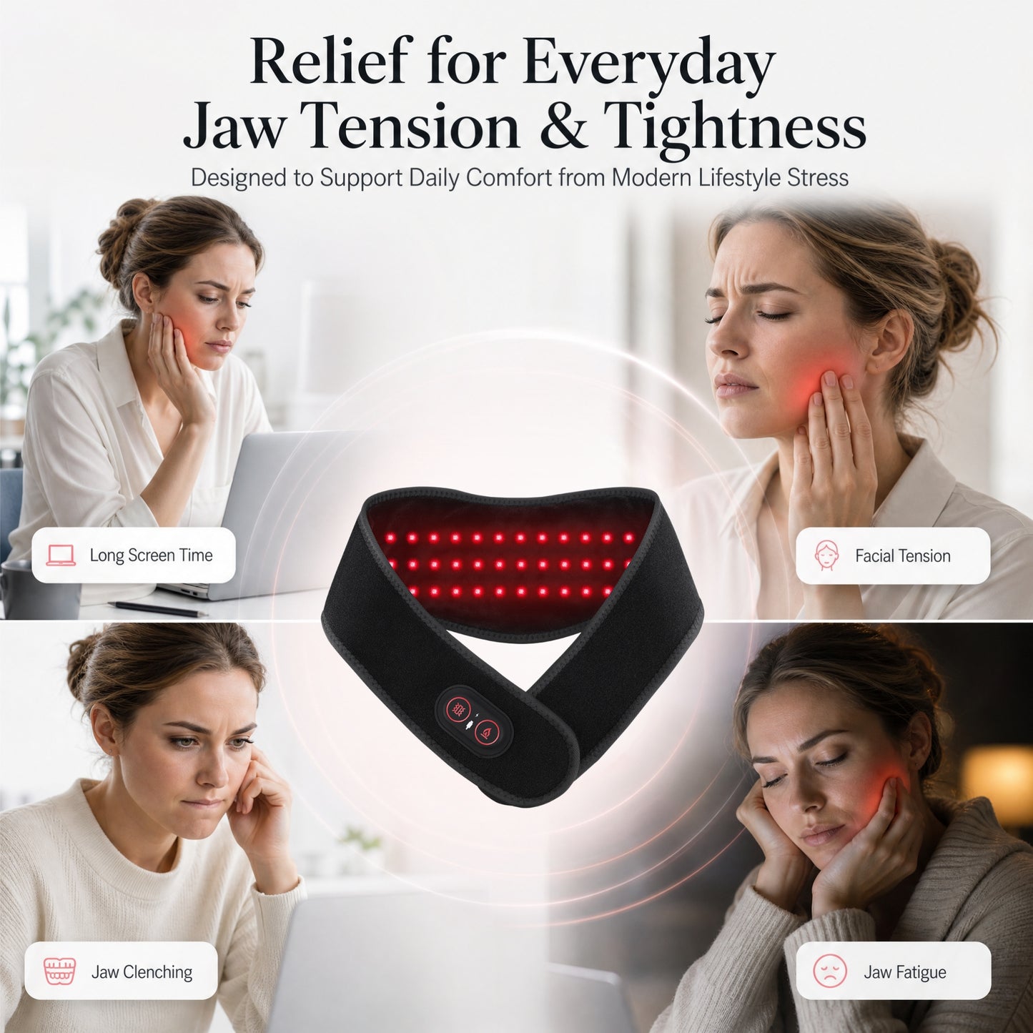 Red Light Therapy For TMJ Wrap