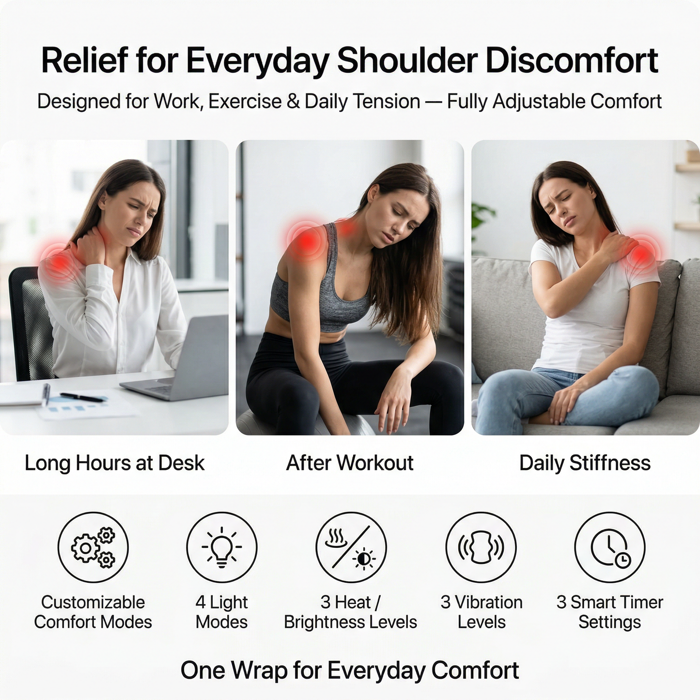 Red Light Therapy For Shoulder Wrap