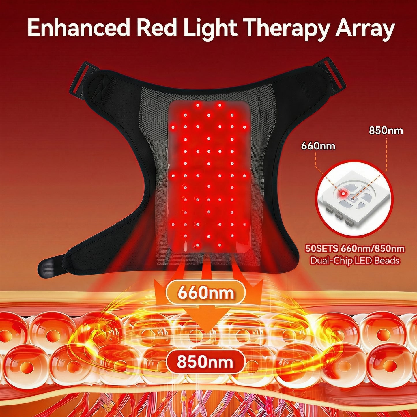 Red Light Therapy For Shoulder Wrap